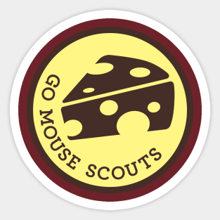 Go Mouse Scouts Logo Tee Sticker